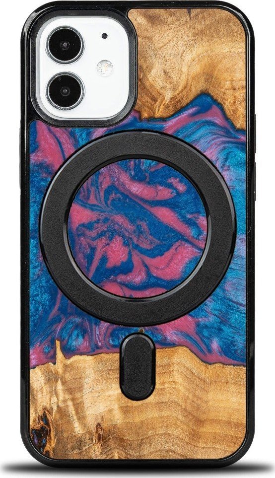 BeWood Etui Bewood Unique na iPhone 12 Mini - Neons - Vegas z MagSafe