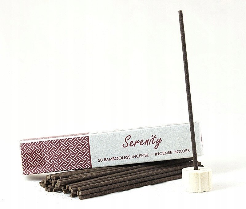 Song Of India Song of India Serenity Bamboo free kadzidła indyjskie z ceramicznym stojakiem 50 szt.