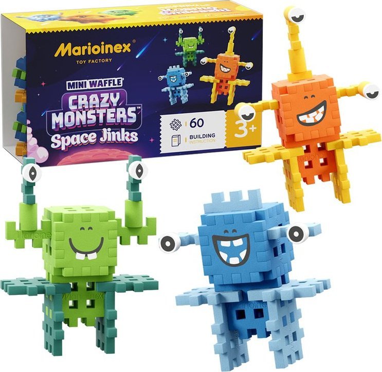 Marioinex Marioinex Klocki mini Crazy Monsters Space Jinks kosmos 60ele ZA5490