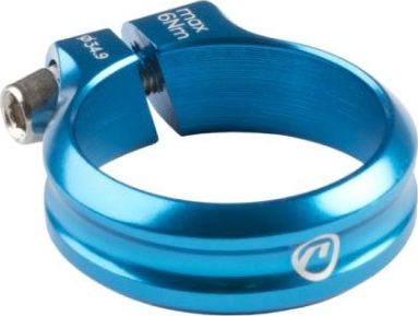 Accent Obejma ze śrubą imbusową Execute niebieska anodowana 31,8 mm