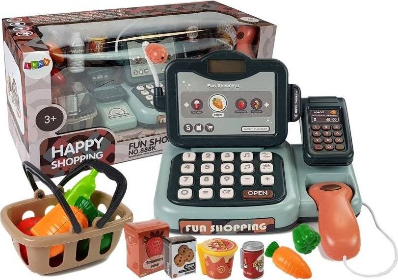 Lean Sport Zestaw sklepowy kasa z mikrofonem dźwiękiem terminalem