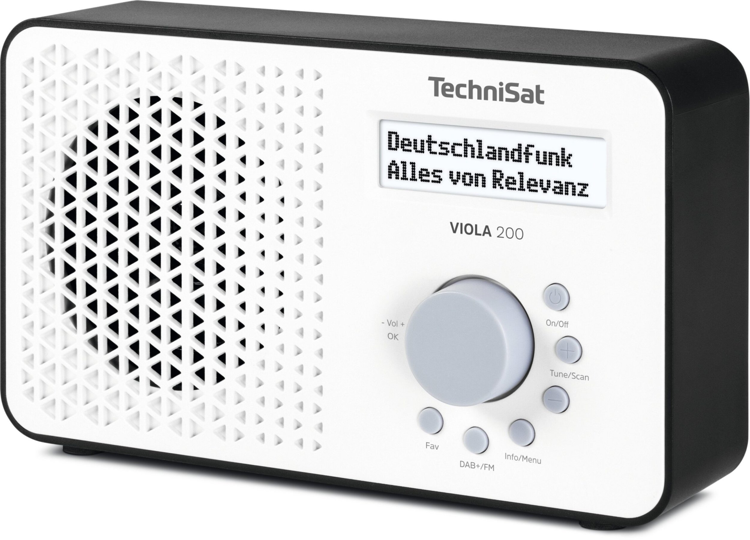 Technisat VIOLA 200 weiß/schwarz