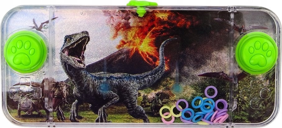 LeanToys Gra Wodna Zręcznościowa Dinozaur Carnotaurus Konsola Pad Zielony