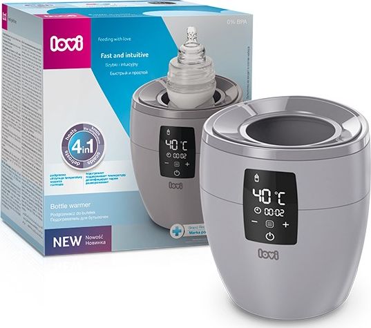 Lovi Podgrzewacz do butelek szary 4 w 1 (77/051_grey)