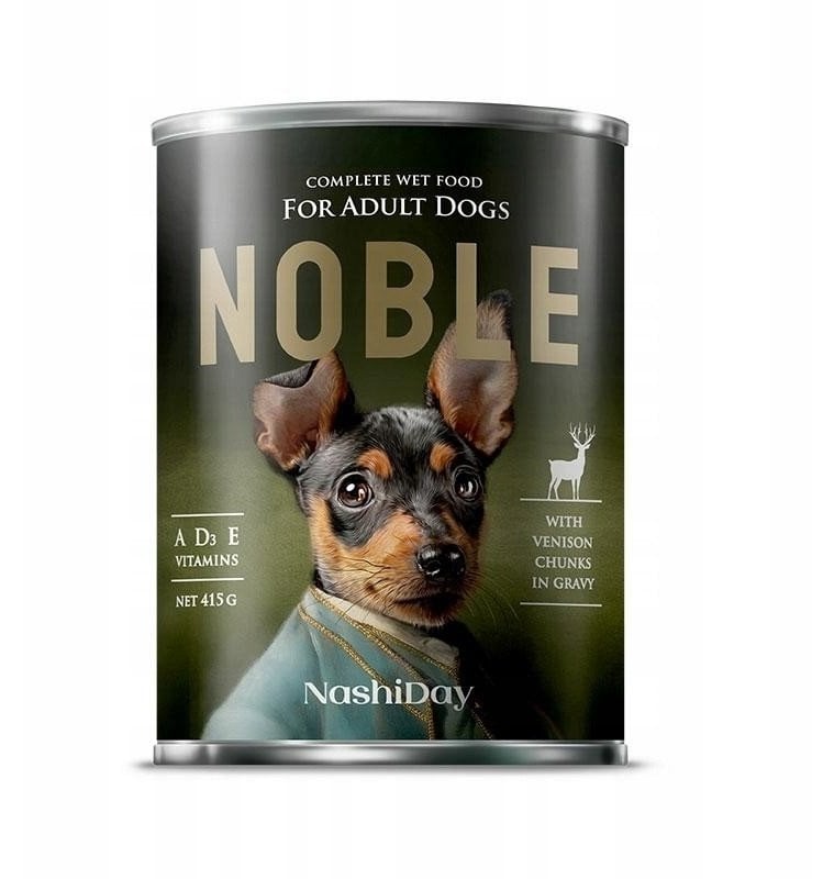 NOBLE DOG 415g DZICZYZNA ( kawałki w sosie ) /24