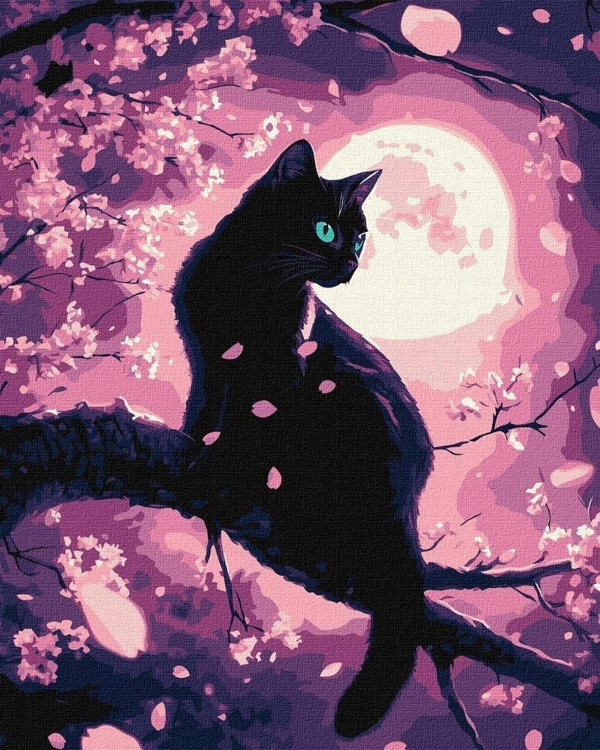 Ideyka Malowanie po numerach - Czarujący kot 40x50cm