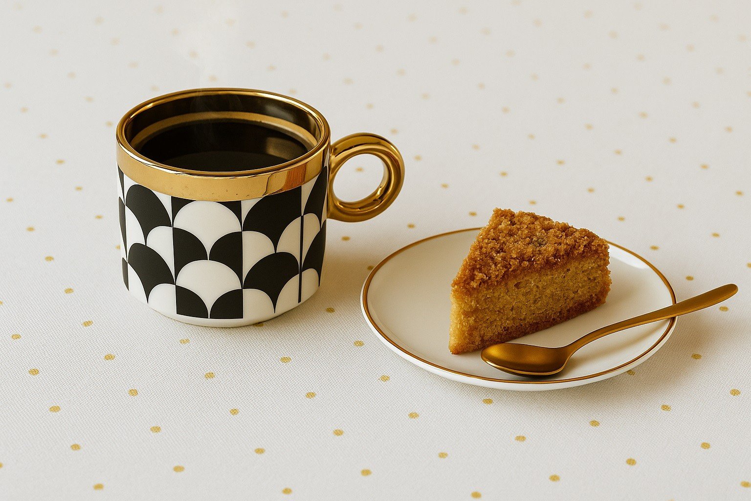 Kubek porcelanowy 350 ml Gold Dream C