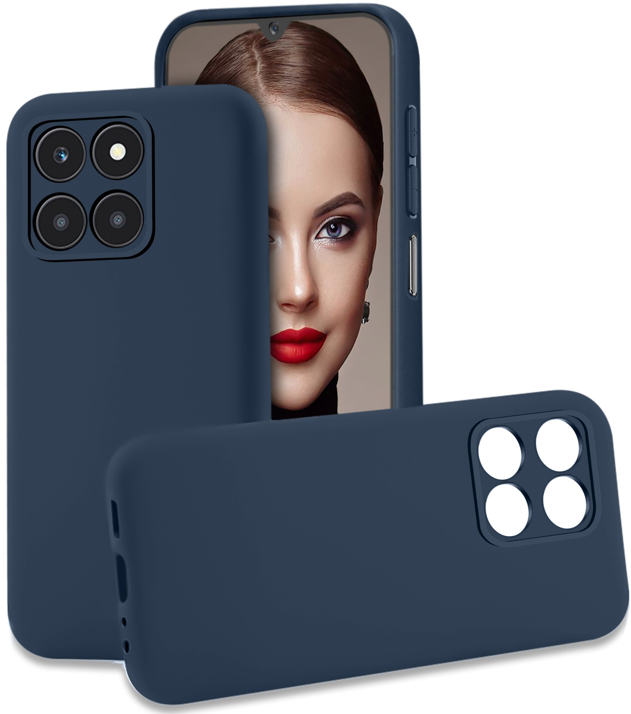 Etui do Honor X6A CASE MATT Plecki + SZKŁO OCHRONNE 9H