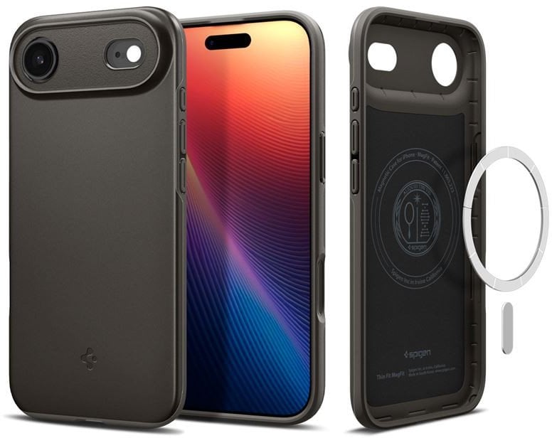 Spigen Thin Fit MagSafe, gunmetal - iPhone Air