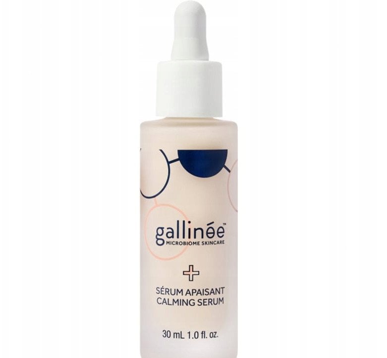 Gallinee, Microbiome Skincare, Prebiotics & Probiotics & Postbiotics, Calming, Daily, Serum, For Face, 30 ml For Women