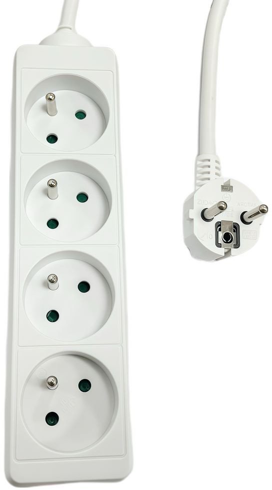 4-way Power Strip French Type