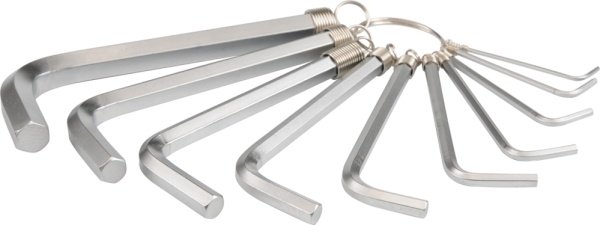 Yato Zestaw kluczy imbusowych hex typ L 1,5-10mm 10szt. (YT-0504)