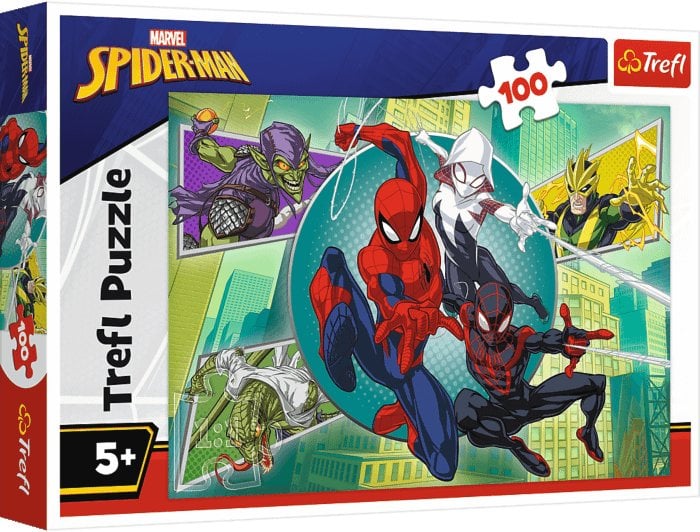 PUZZLE 100 Pajęcza mska /Disney Spiderman 16519