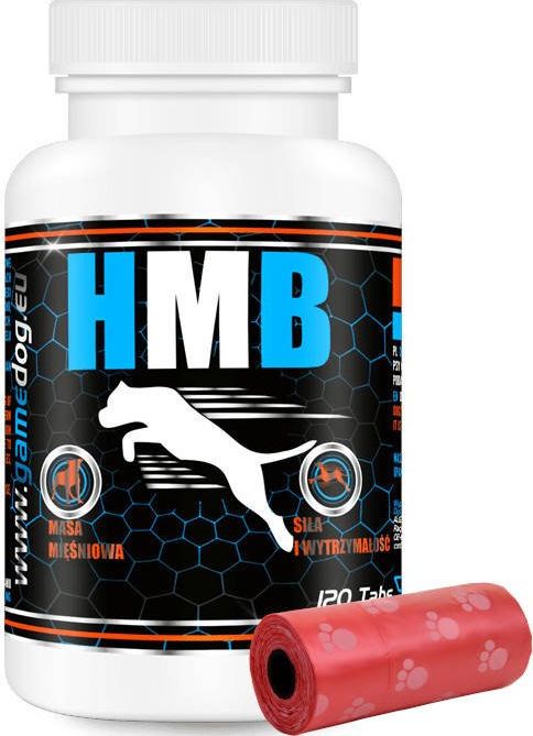 Game Dog Witaminy, suplementy dla psów Game Dog HMB 120 tabletek + gratis