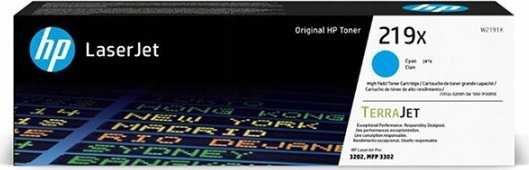 Toner HP HP Oryginalny, wysokowydajny wkład kontraktowy z błękitnym tonerem 219X LaserJet
