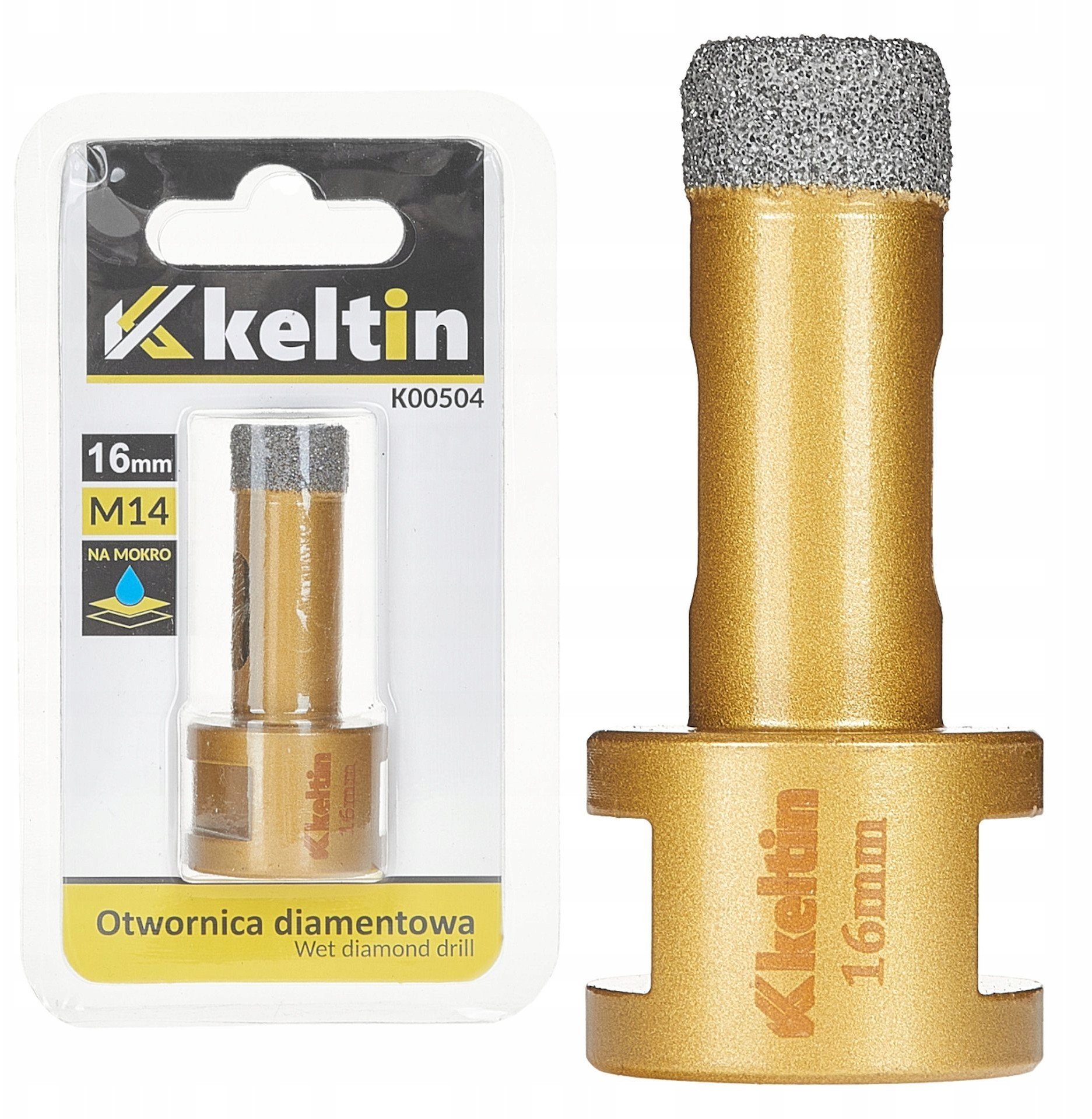 Otwornica diamentowa do gresu 16mm M14 (100)