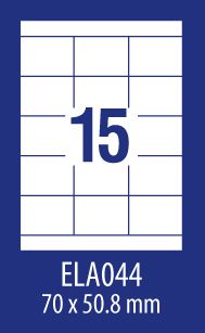 Avery Zweckform ETYK.ZF ECONOMY 70X50,8MM 044 100ARK ETYKIETA E100 ELA044 - ELA044