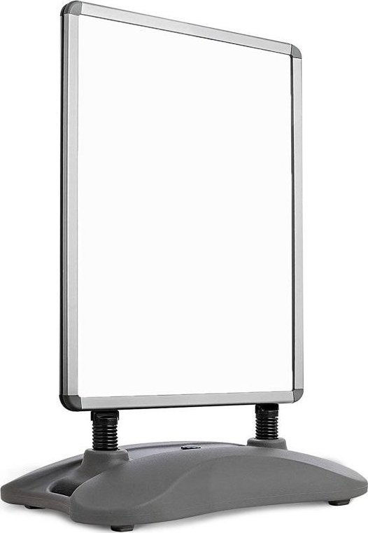 Jago Stojak reklamowy, srebrny, 635 x 1150 x 350 mm