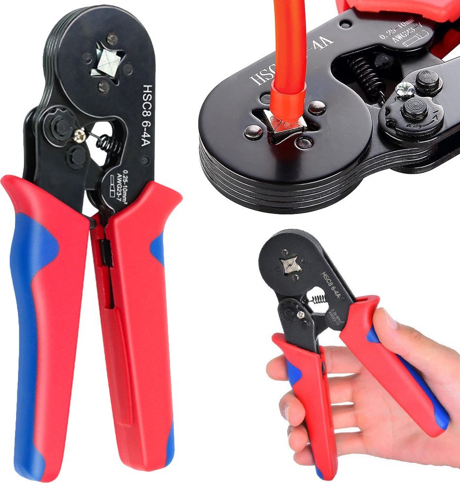 Verk Zaciskarka praska do tulejek końcówek 0,25-10mm Zaciskarka praska do tulejek końcówek 0,25-10mm