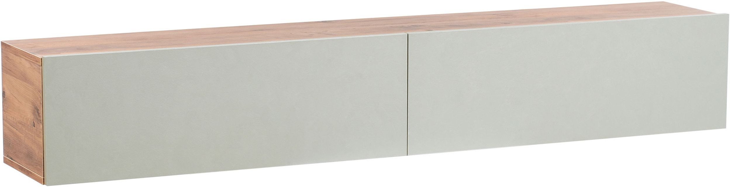 Wisząca szafka RTV GLADSTONE Jasnozielony