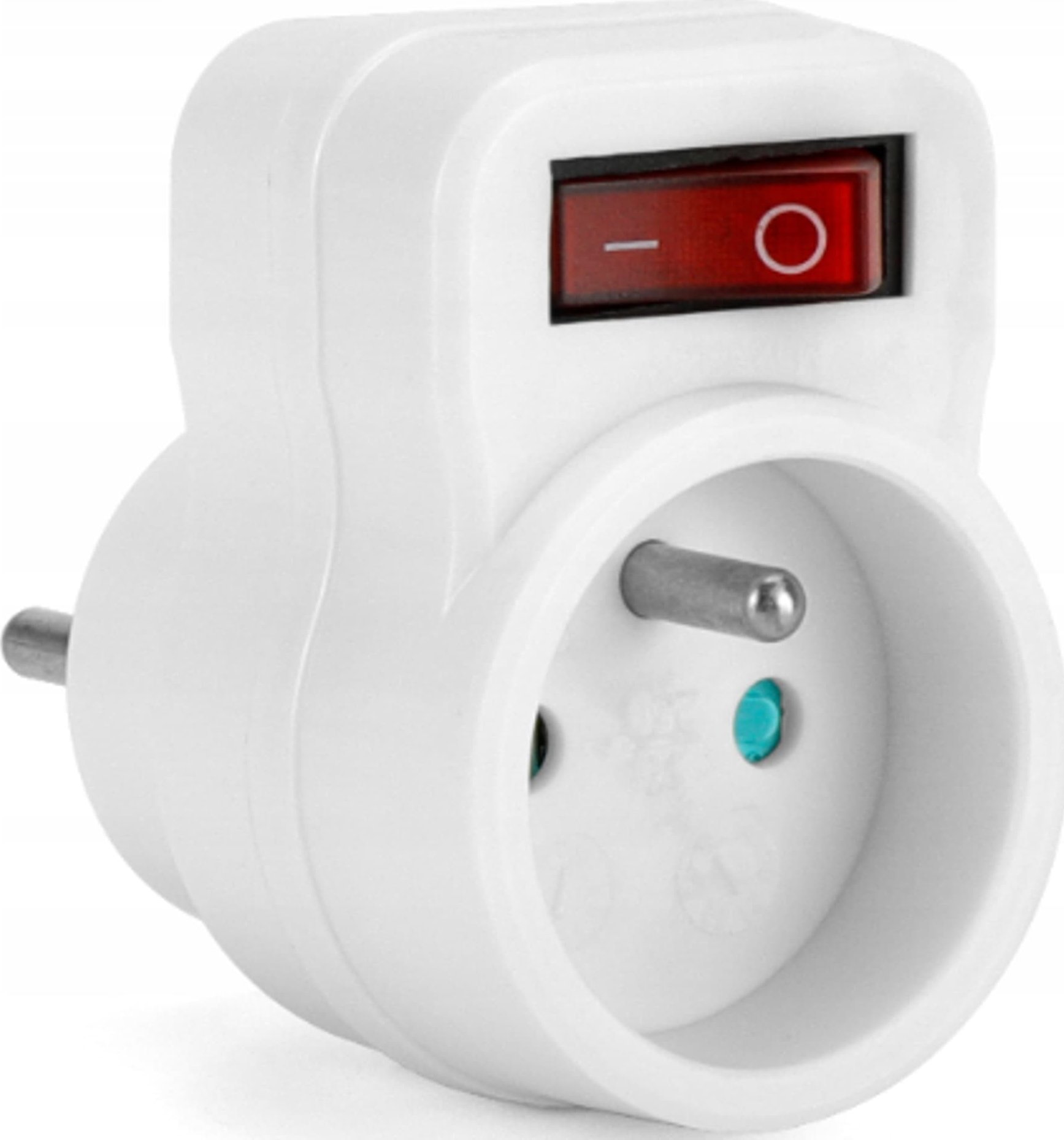 Montis Rozgałęźnik z wyłącznikiem i uziemieniem Biały MT091