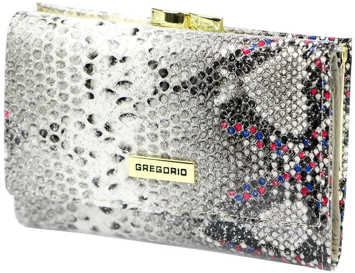 Portfel damski skórzany skóra naturalna Gregorio