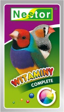 Nestor Witaminy dla małych ptaszków egzotycznych complete 20g