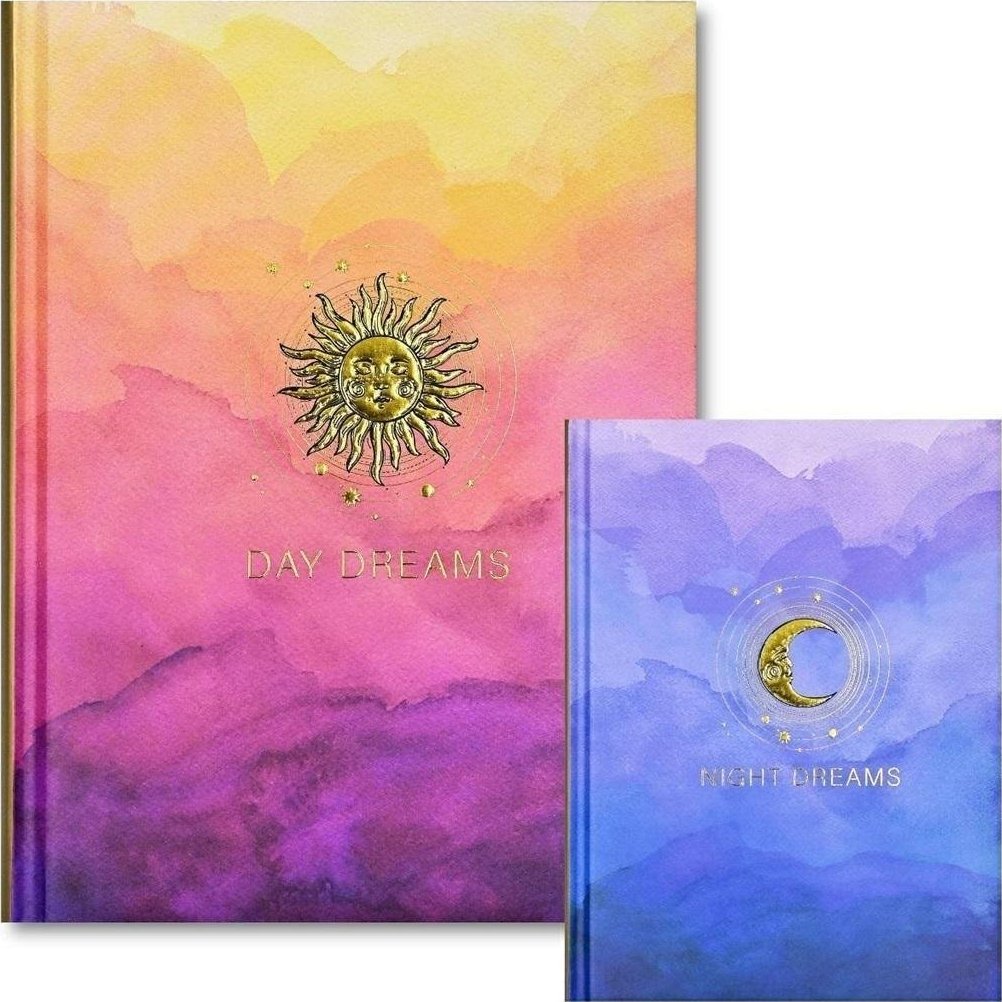 Peter Pauper Press Notatnik Szyty Day Night dwustronny