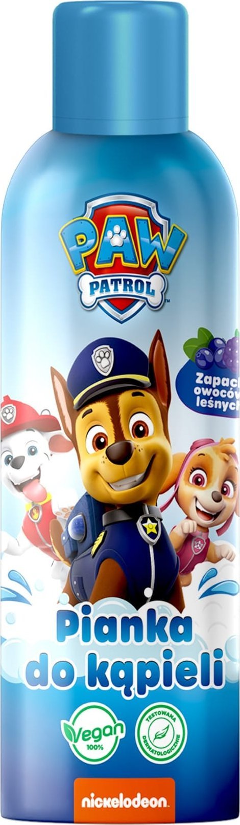 Psi Patrol Pianka do kąpieli Owoce leśne, 200 ml