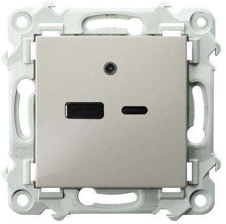 SZAFIR Ładowarka USB A+C kaszmirowy beż GPUSB-2Z/m/83