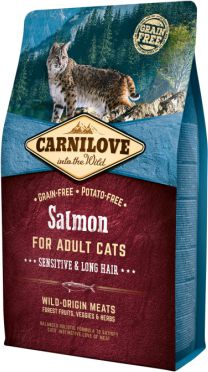 Carnilove 2kg KOT SENSI LONG HAIR SALMON