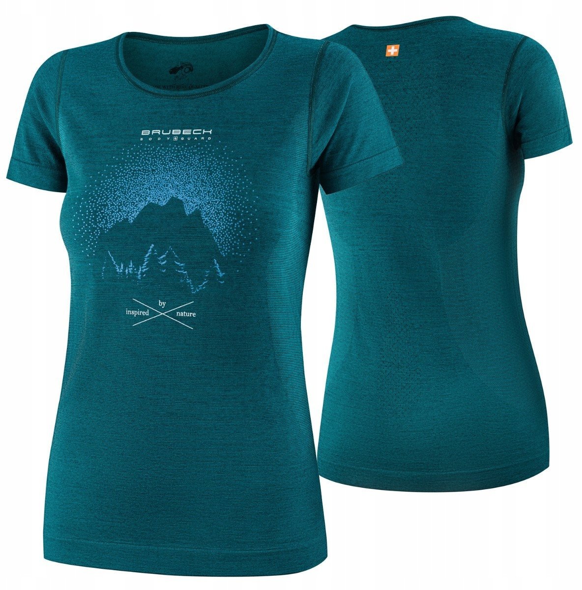 SS1272W Koszulka damska z krótkim rękawem OUTDOOR WOOL PRO zielony M - GÓRY 10