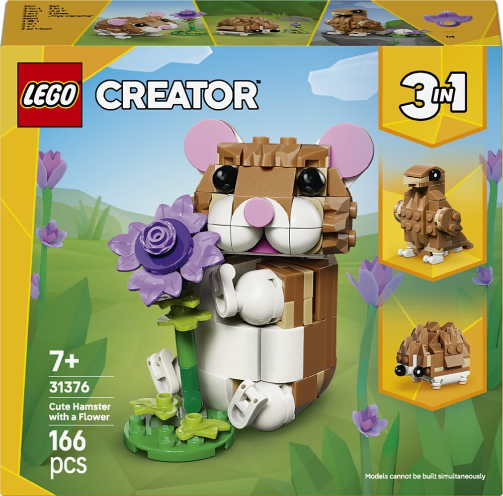 LEGO Creator Uroczy chomik z kwiatkiem (31376)