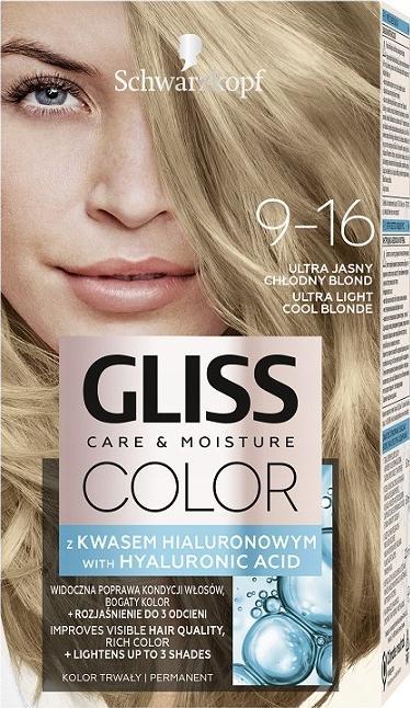 Schwarzkopf SCHWARZKOPF_Gliss Color krem koloryzujący do włosów 9-16 Chłodny Blond