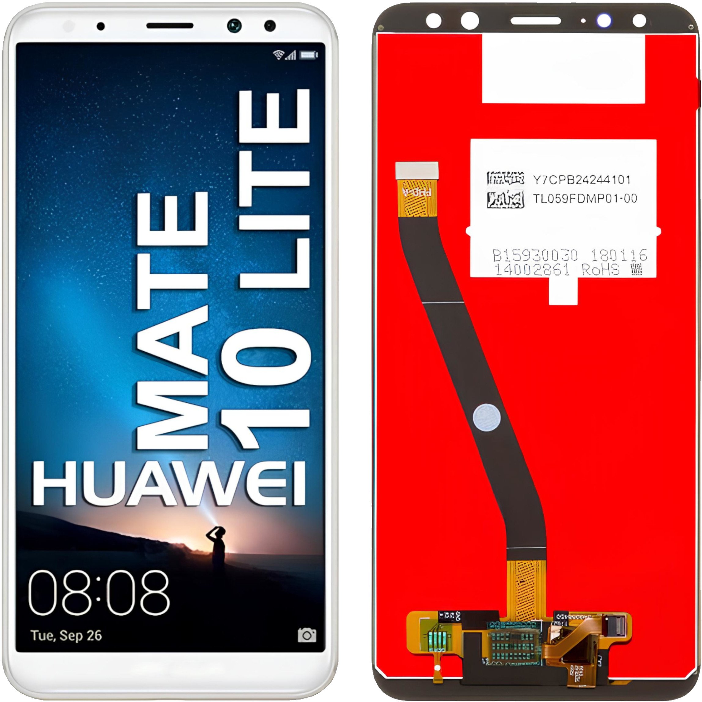 Wyświetlacz do Huawei Mate 10 Lite LCD RNE-L21 Ekran Biały