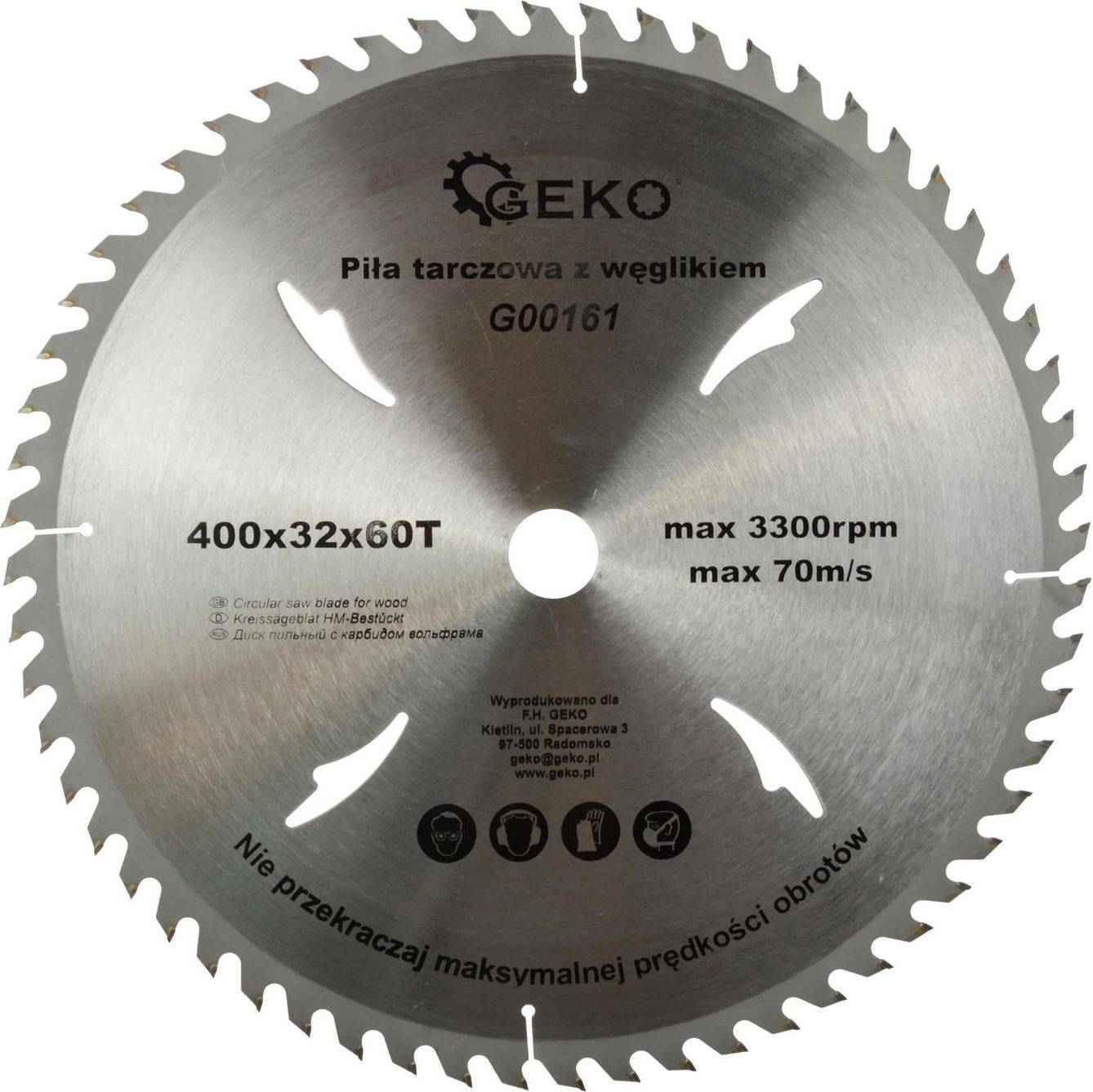 Geko tarcza do drewna 400x32x60T (G00161)