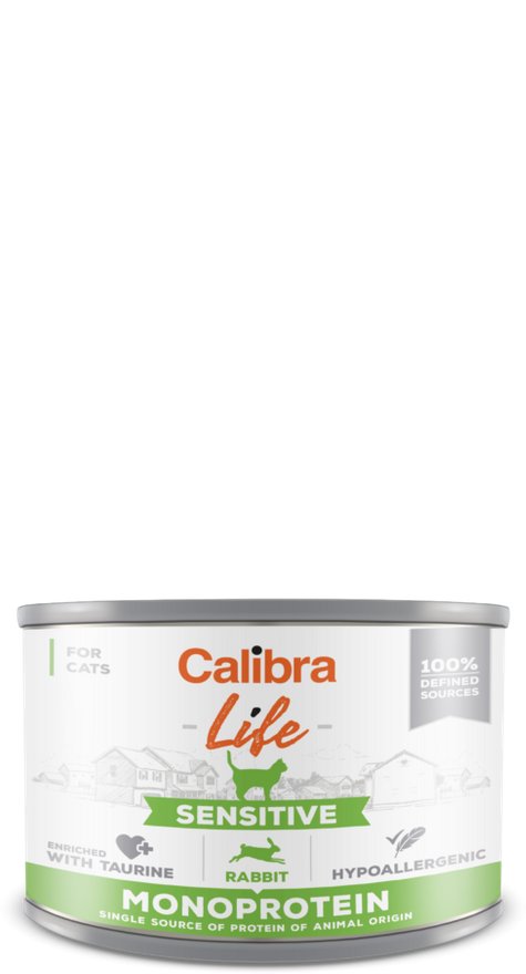 CALIBRA Cat Life Sensitive Rabbit 200g