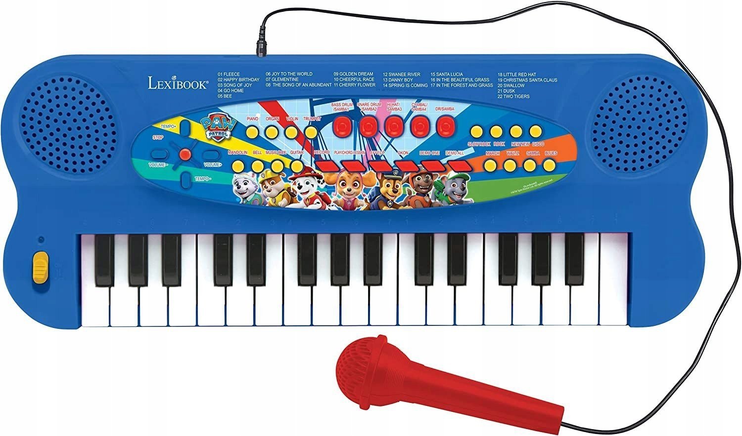 Paw Patrol Electronic Keyboard with Mic (32 keys)