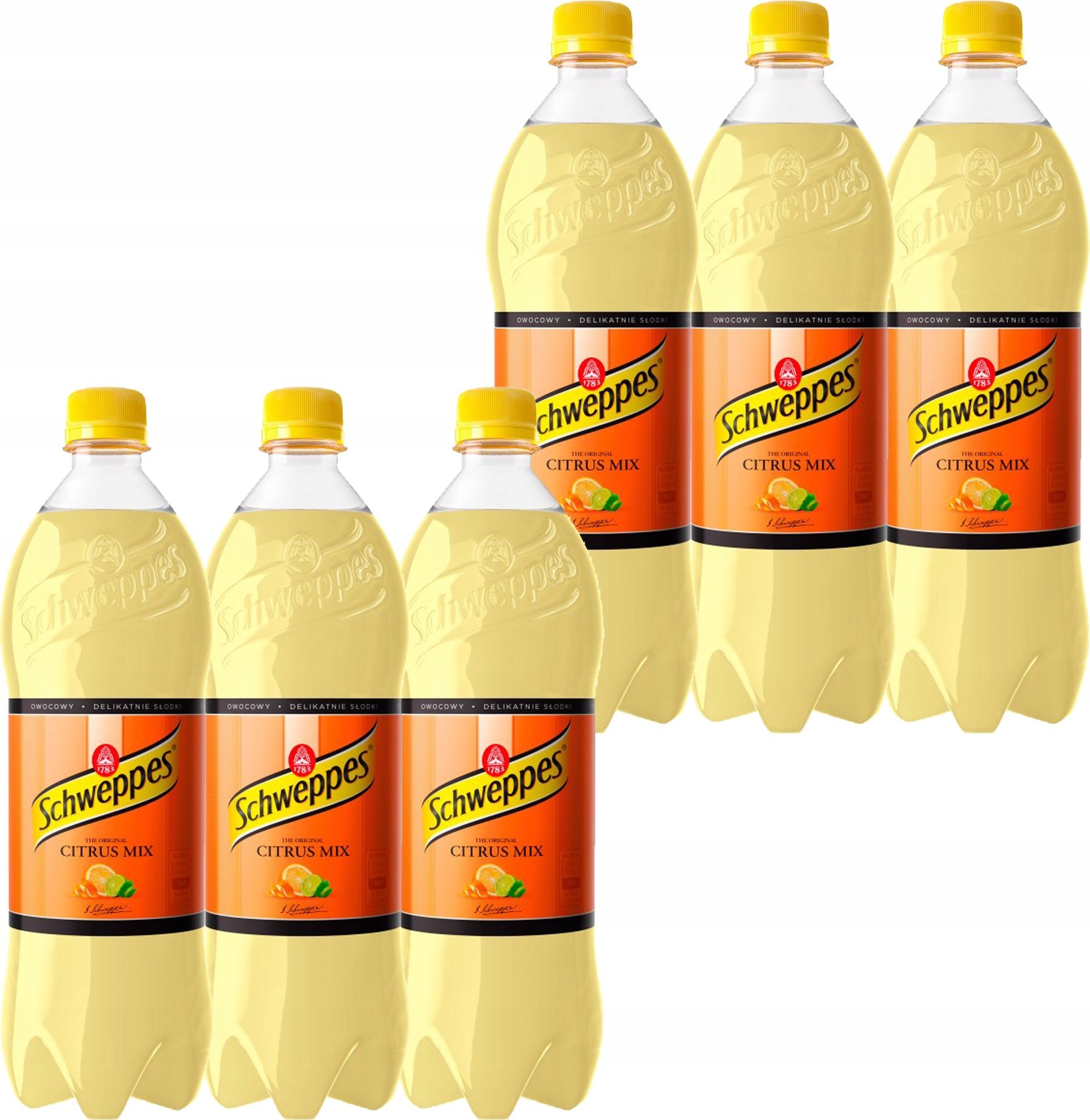 Schweppes Schweppes Citrus Mix Napój gazowany 0,85 l x 6 sztuk