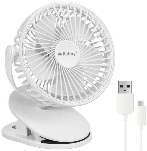 Wentylator bezprzewodowy biały Ruhhy 25566