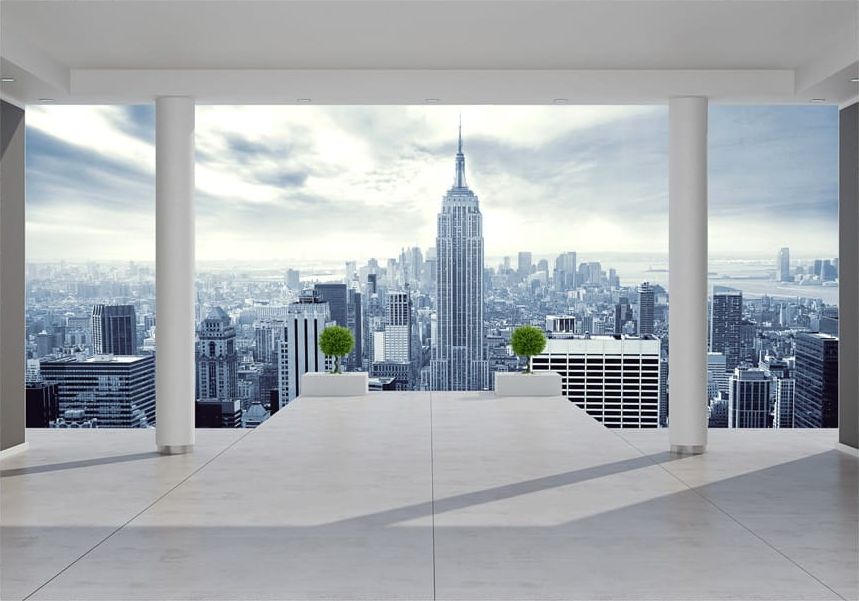 DecoNest Fototapeta - Oziębłe miasto - 400X280