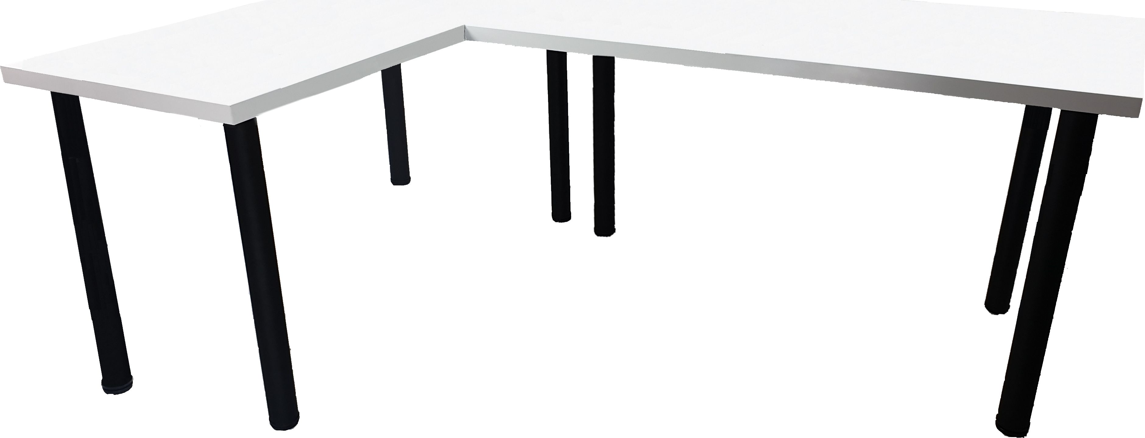 Biurko Daming Model 0 Białe 202 cmx136 cm x 3,6 cm