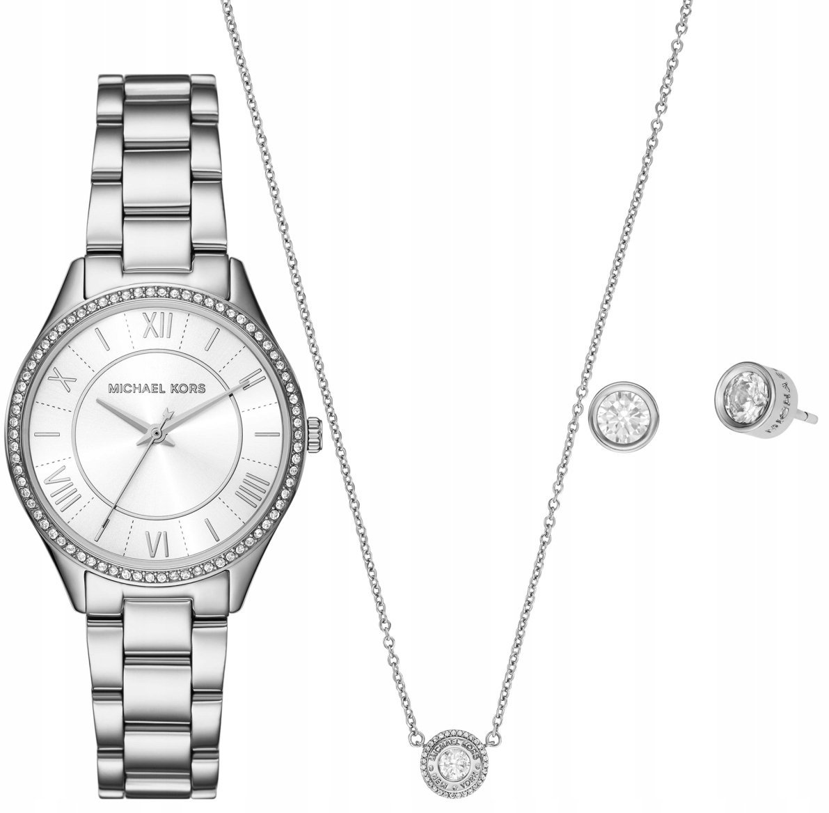 Zegarek Michael Kors Zegarek Damski Lauryn + biżuteria MK4851SET + BOX