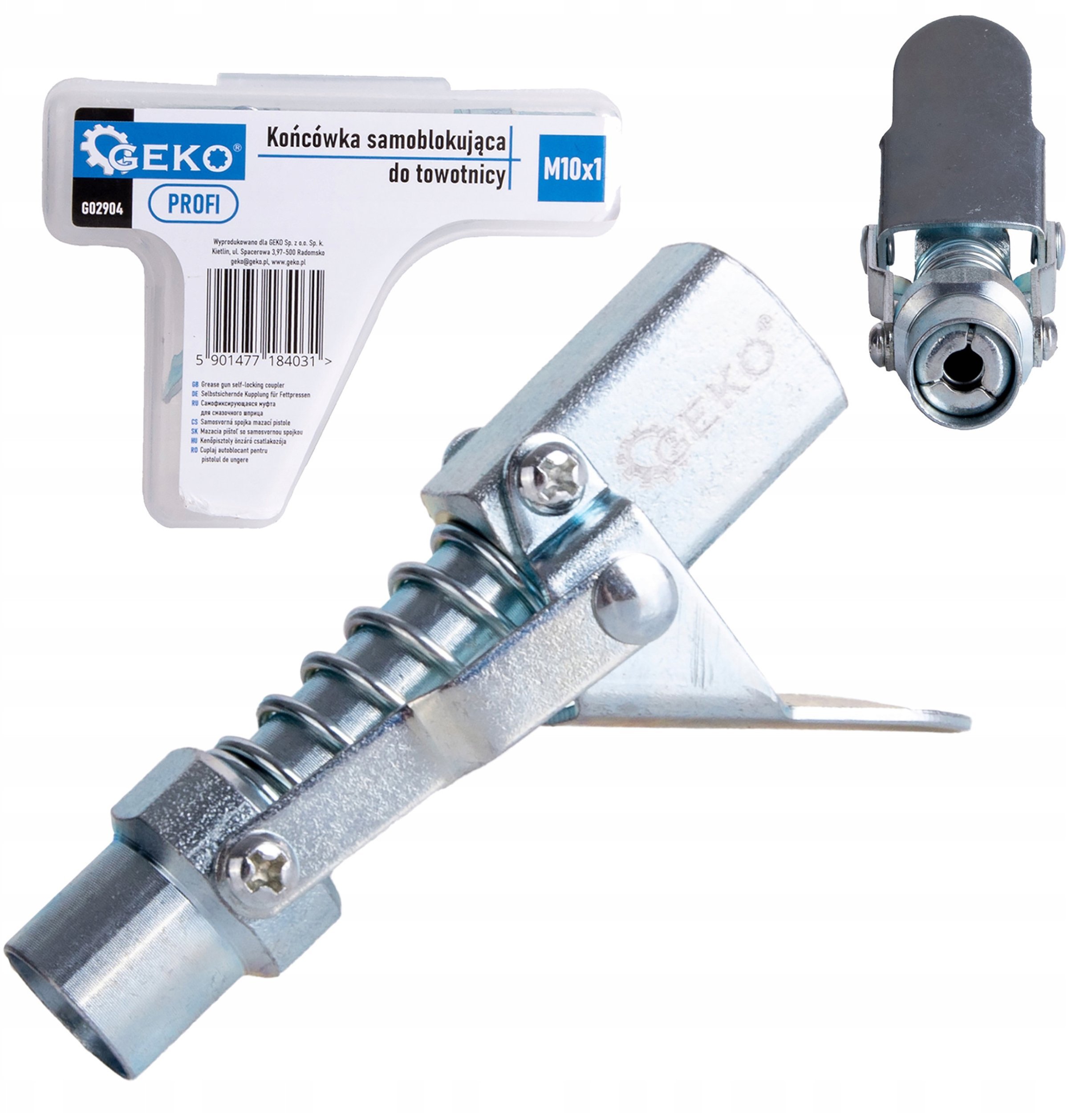 Końcówka samoblokująca do towotnicy na zacisk M10x1 (132)