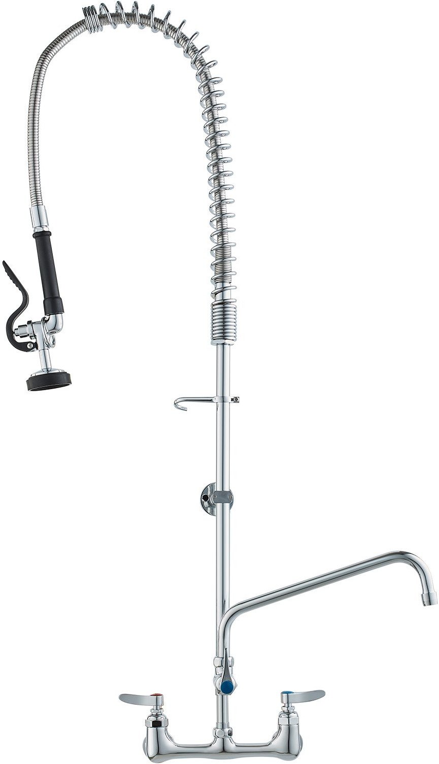 Komercyjna bateria z wylewką i spryskiwaczem Bateria gastronomiczna 1110 mm