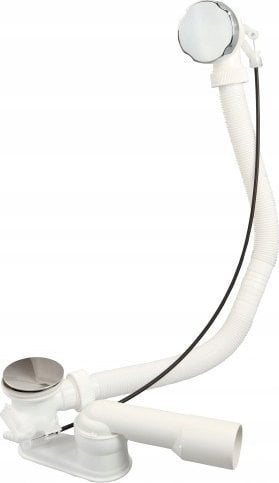 Syfon wannowy auto chromowany (S)