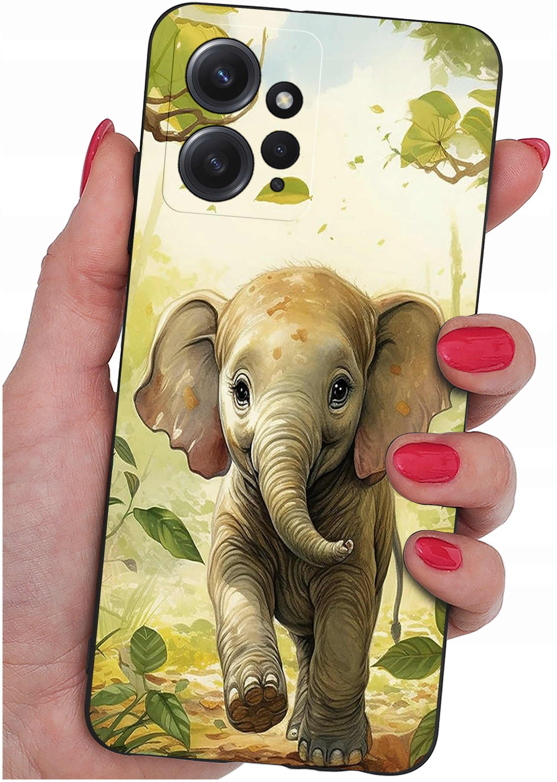 ETUI do Xiaomi Redmi Note 12 4G | WZORY | SILIKONOWE MATT CASE + SZKŁO 9H