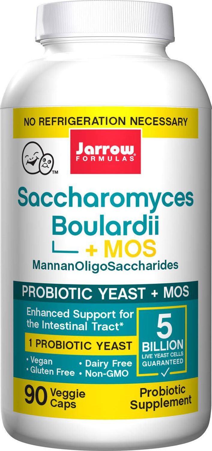 JARROW FORMULAS Jarrow Formulas - Saccharomyces Boulardii + MOS, 90 vkaps