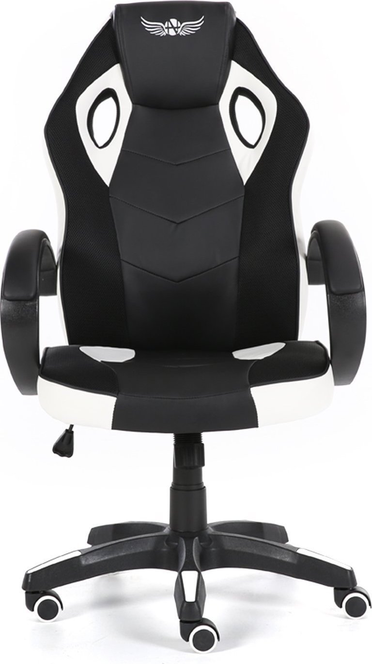 Fotel Nordhold Ullr czarno-biały