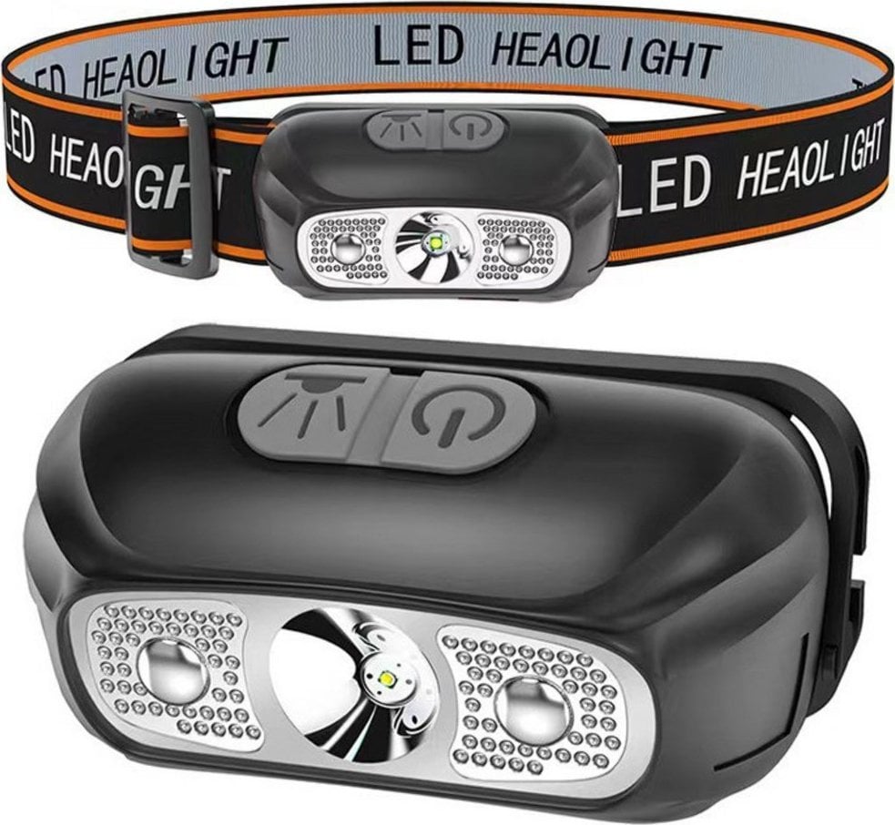 Latarka czołowa Lean Latarka Czołowa LED Czołówka Dwa Tryby Ładowanie USB Do 5h Działania